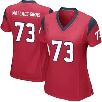 Nike Tre'Vour Wallace-Simms Women's Game Houston Texans Red Alternate Jersey