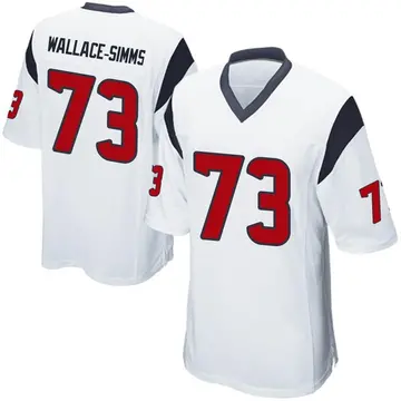 Nike Tre'Vour Wallace-Simms Youth Game Houston Texans White Jersey