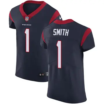 Nike Tremon Smith Men's Elite Houston Texans Navy Blue Team Color Vapor Untouchable Jersey