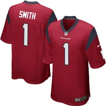 Nike Tremon Smith Men's Game Houston Texans Red Alternate Jersey