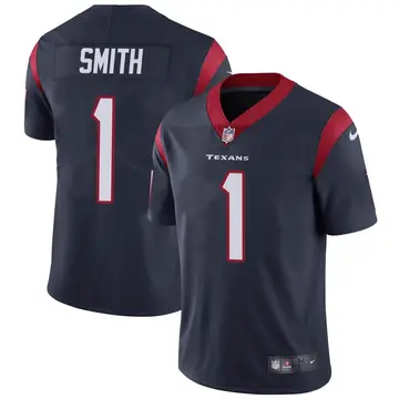 Nike Tremon Smith Men's Limited Houston Texans Navy Blue Team Color Vapor Untouchable Jersey