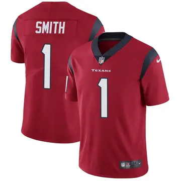 Nike Tremon Smith Men's Limited Houston Texans Red Alternate Vapor Untouchable Jersey