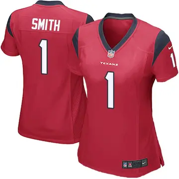 Nike Tremon Smith Women's Game Houston Texans Red Alternate Jersey