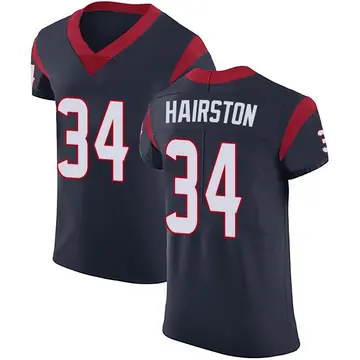 Nike Troy Hairston Men's Elite Houston Texans Navy Blue Team Color Vapor Untouchable Jersey