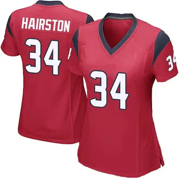 Nike Troy Hairston Women's Game Houston Texans Red Alternate Jersey