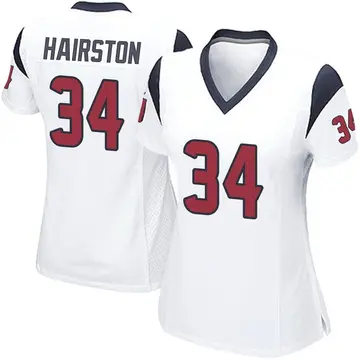 Nike Troy Hairston Women's Game Houston Texans White Jersey