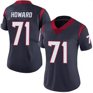 Nike Tytus Howard Women's Limited Houston Texans Navy Blue Team Color Vapor Untouchable Jersey