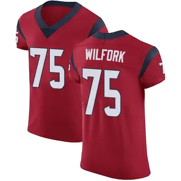 Nike Vince Wilfork Men's Elite Houston Texans Red Alternate Vapor Untouchable Jersey