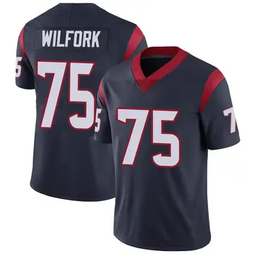 Nike Vince Wilfork Men's Limited Houston Texans Navy Blue Team Color Vapor Untouchable Jersey