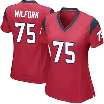 Nike Vince Wilfork Women's Game Houston Texans Red Alternate Jersey