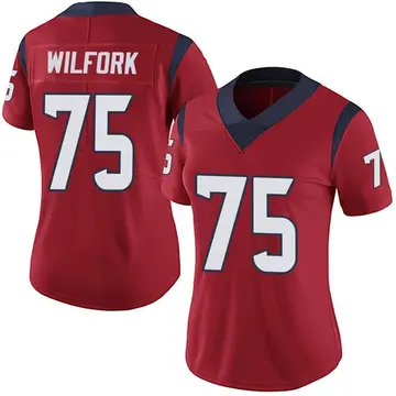 Nike Vince Wilfork Women's Limited Houston Texans Red Alternate Vapor Untouchable Jersey
