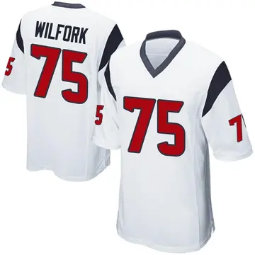 Nike Vince Wilfork Youth Game Houston Texans White Jersey