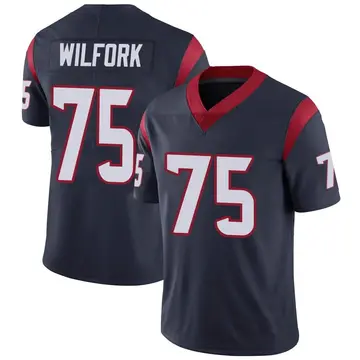Nike Vince Wilfork Youth Limited Houston Texans Navy Blue Team Color Vapor Untouchable Jersey