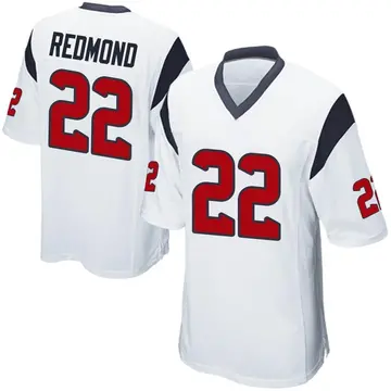 Nike Will Redmond Men's Game Houston Texans White Jersey