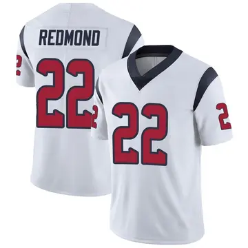 Nike Will Redmond Men's Limited Houston Texans White Vapor Untouchable Jersey