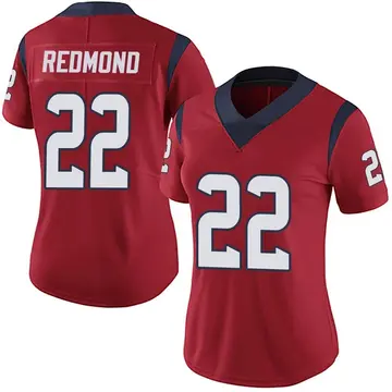 Nike Will Redmond Women's Limited Houston Texans Red Alternate Vapor Untouchable Jersey