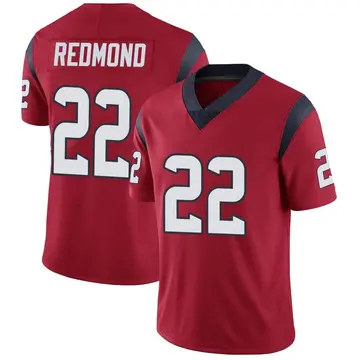 Nike Will Redmond Youth Limited Houston Texans Red Alternate Vapor Untouchable Jersey
